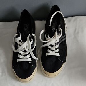 Coach Women's Black and Tan Sneakers